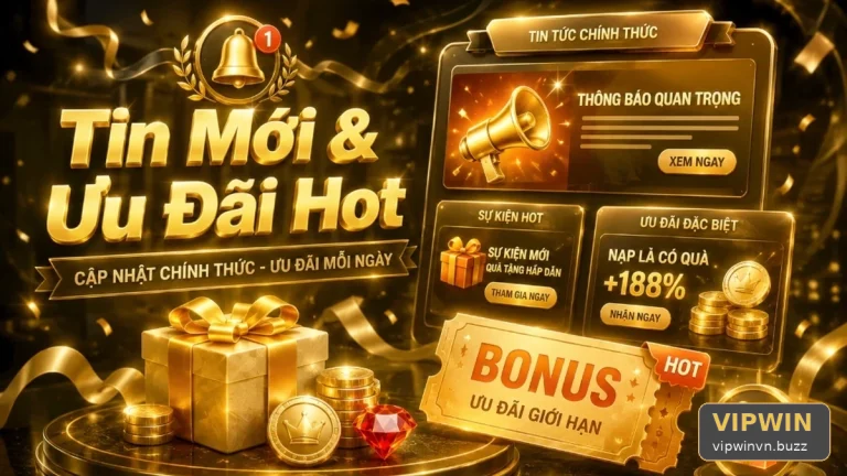 Từ Nhãn Tin Mới Đến Xác Nhận: Chuỗi Thao Tác Khuyến Mãi VIPWIN