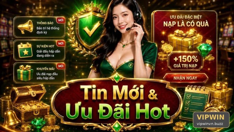 Khám Phá Trình Tự Sàng Lọc Tin Mới Và Ưu Đãi Khuyến Mãi Tại VIPWIN
